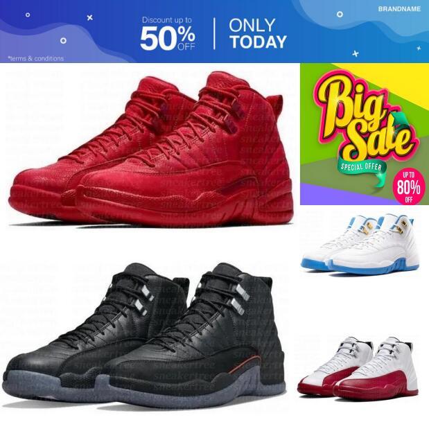 air 12 Tênis De Basquete Masculino Feminino Cesta tenis corrida antiderrapante Tamanho 40-47