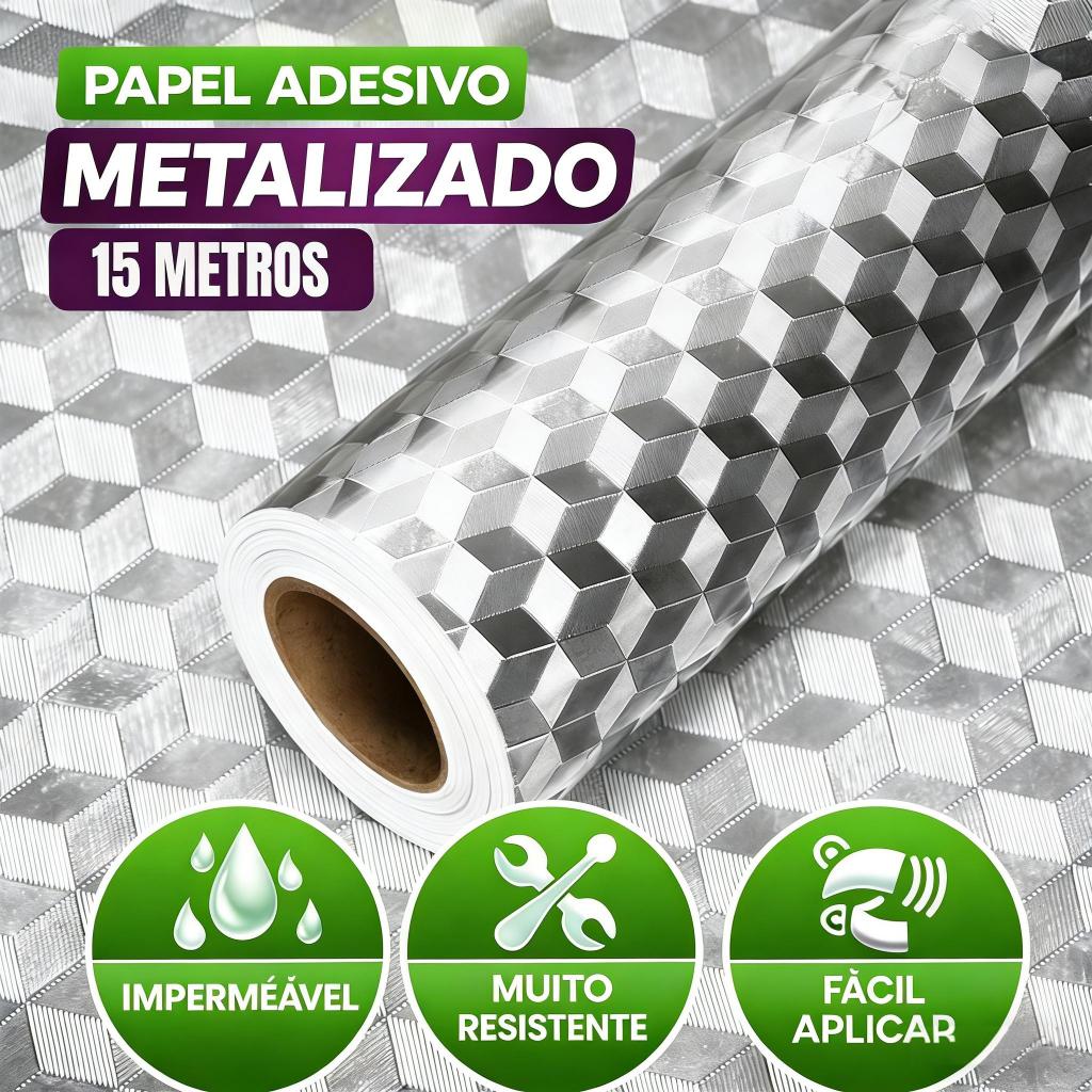 5/10/15 Metros Papel De Alumínio Rolo Adesivo Prova Da Agua Para Cozinha Adesivo Impermeável Protetor Fogão Armário