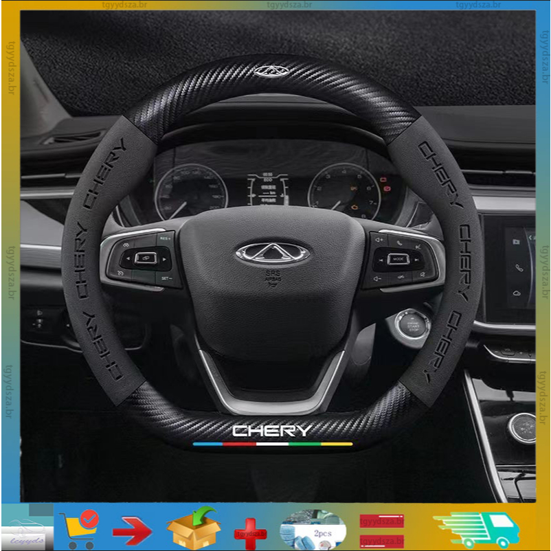Chery Omoda 5 Tiggo 8 Pro 8plusPlus 7pro Capa De Volante De Carro material De Fibra De Carbono