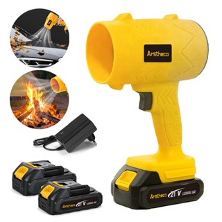 soprador de folhas elétrico  2 baterias bivolt 50000rpm 1200W Arstheco em Oferta na Shopee