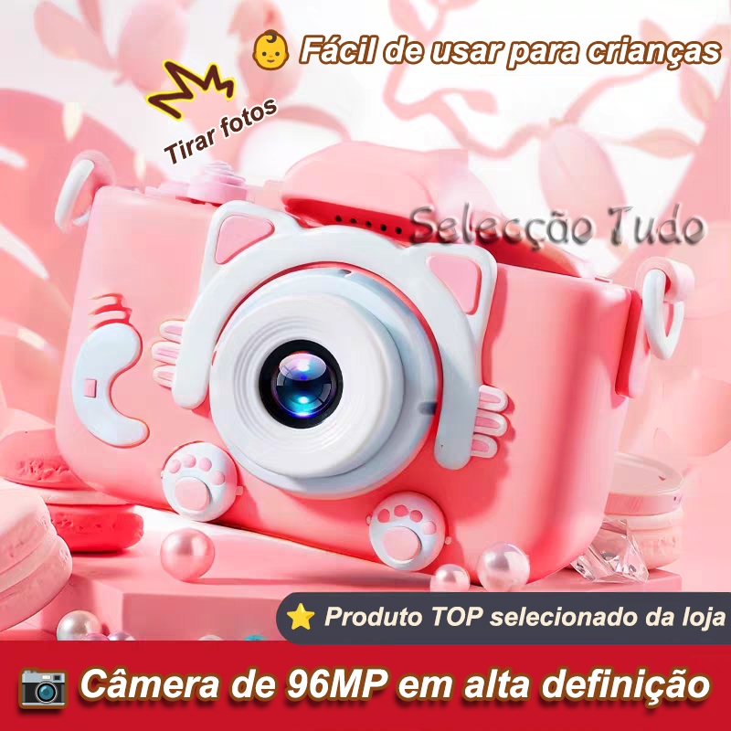 📸Camera Infantil Digital  Filmadora Infantil  Mini Maquina Fotografica Infantil  Fotografa E Filma  Tira Foto De Verdade