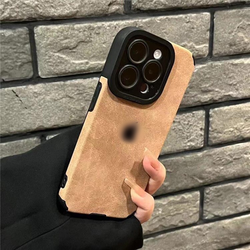 Capa De Couro Original Luxuosa Para iPhone 16 15 14 Plus 13 12 11 Pro Max Estilo Empresarial Minimalista Resistente em Oferta na Shopee