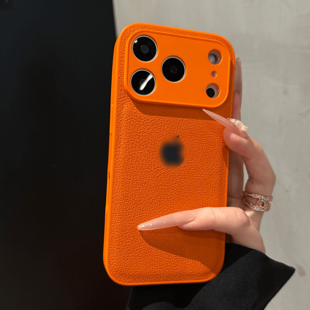 Capa Protetora De Couro PU Da Moda Para iPhone 17 16 15 14 13 12 11 Pro Max Macia Resistente A Choques