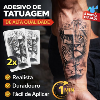 Papel de tatuagem impermeável, semipermanente, para braço/corpo. Removível. Universal para homens e mulheres.