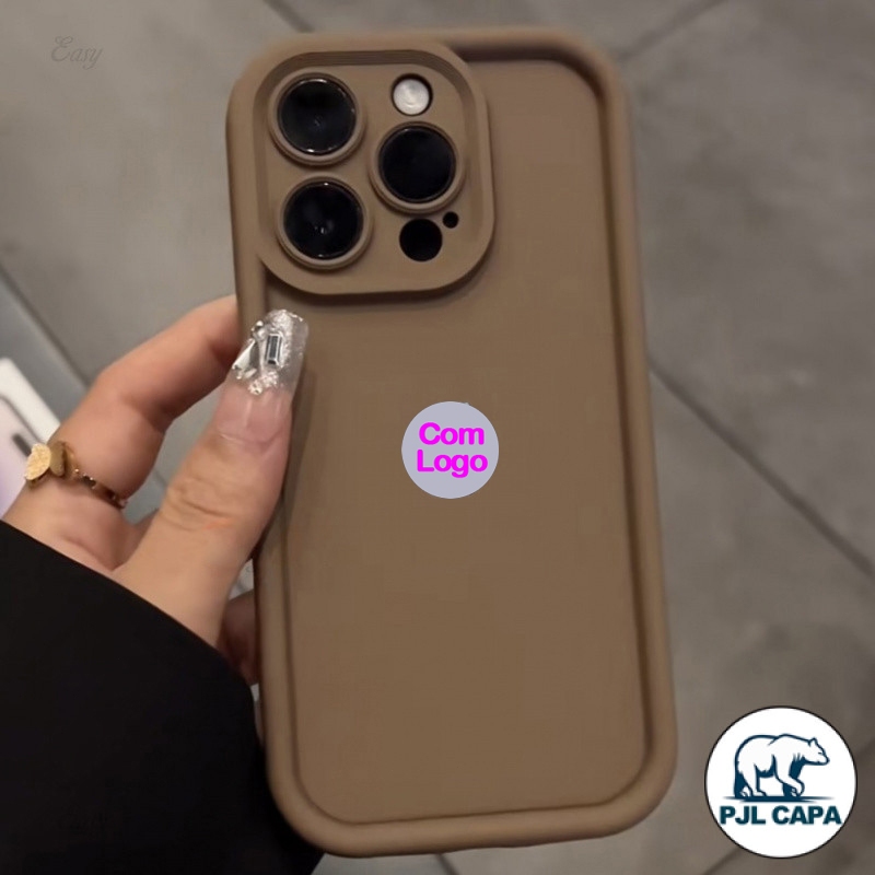 Capa De Silicone Líquido Macio De Cor Sólida Para iPhone Air 17 16 15 14 13 12 11 Pro Max Proteção De Lente Completa em Oferta na Shopee