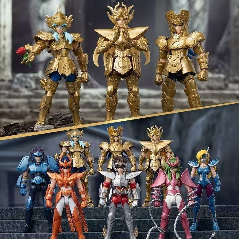 Galaxy Versão 4 Blokees Cavaleiros Do Zodiaco Saint Seiya Anime Action Figure P/Coleção
