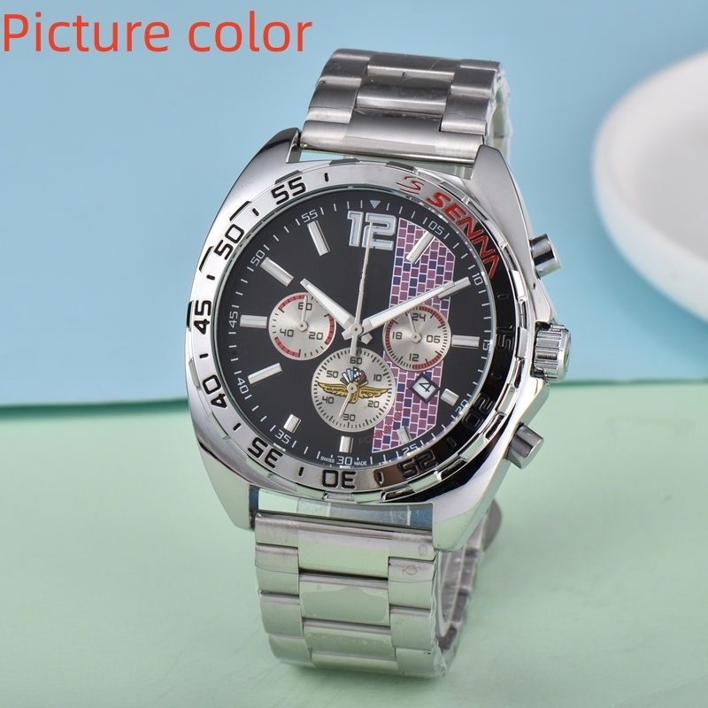 Relógio masculino relógio masculino moda seis ponteiros relógio de quartzo TAGS relógio de marca superior fórmula 1