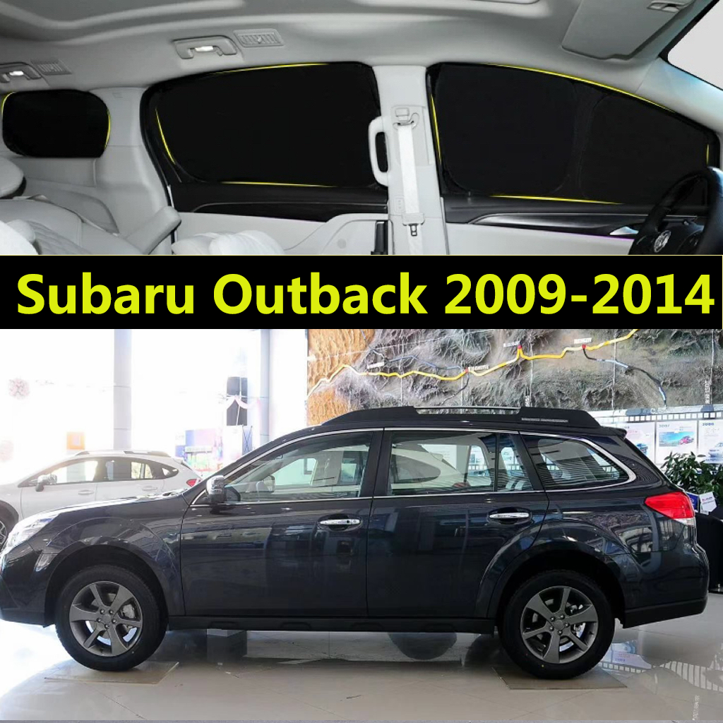 Pára-Sol Do Carro Para Subaru Outback 2009-2014 Totalmente Blackout Cortina De Proteção Solar Privacidade Janela Lateral