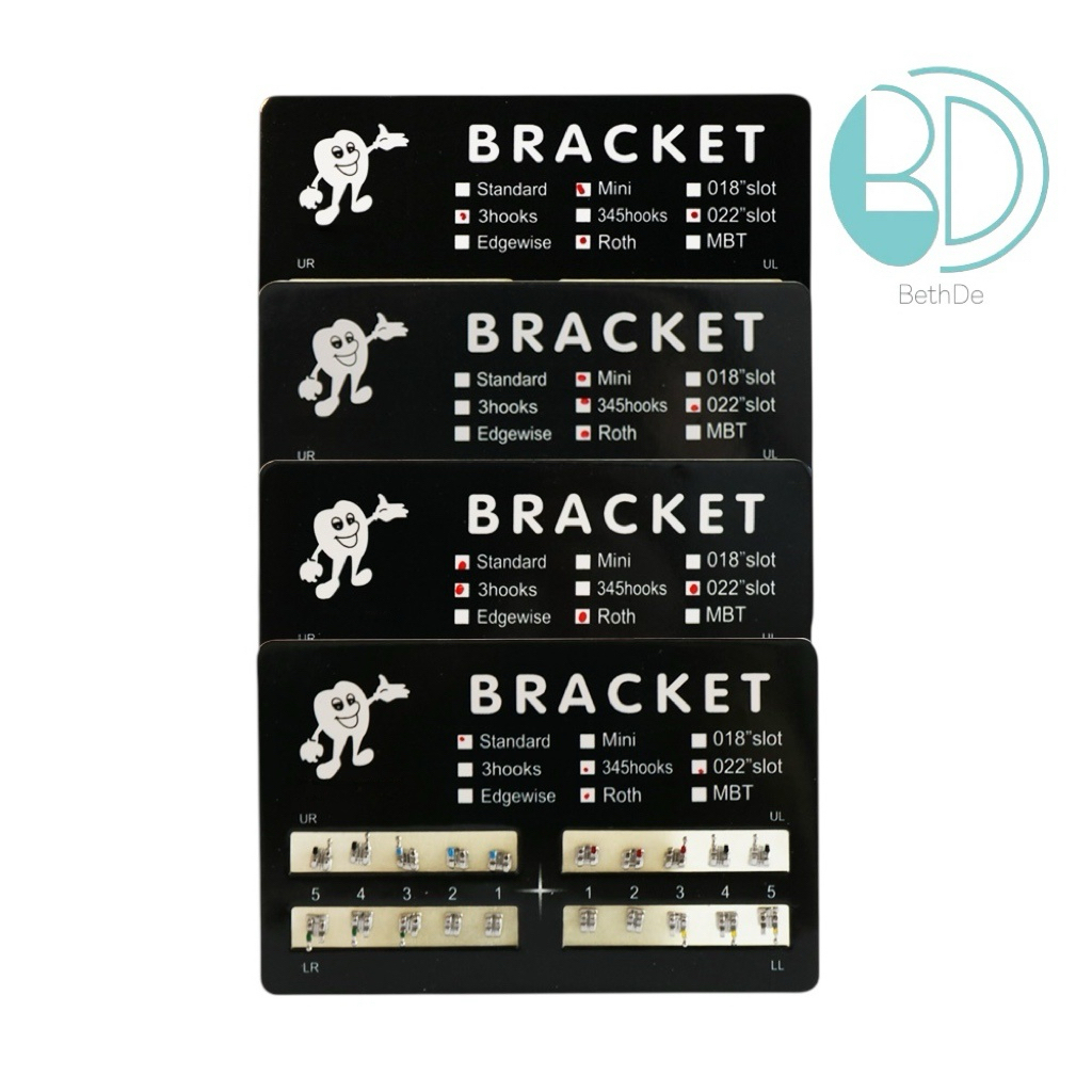 " 1 Pacote 20 Peças Mono Roth 0.022 0/3/345 Gancho Padrão mini Suporte Ortopédico Ferramenta Dentária Material Oral Almo