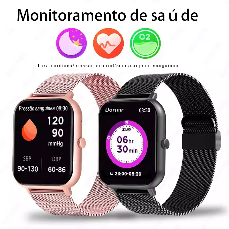 Relógio Smartwatch Feminino Mini Requintado Tela HD Bluetooth Chamada Esportivo IP68 À Prova D'água Sao Paulo prontaentr em Oferta na Shopee