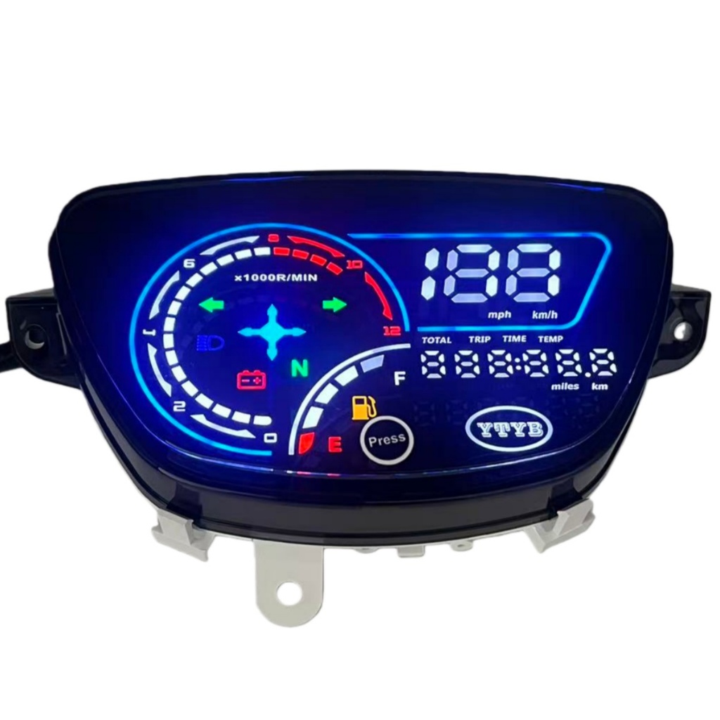 Velocímetro Digital Para Motocicleta , Medidor Yamaha NEO 115 AT115 Nouvo AT115 Sz mx LED Com RPM