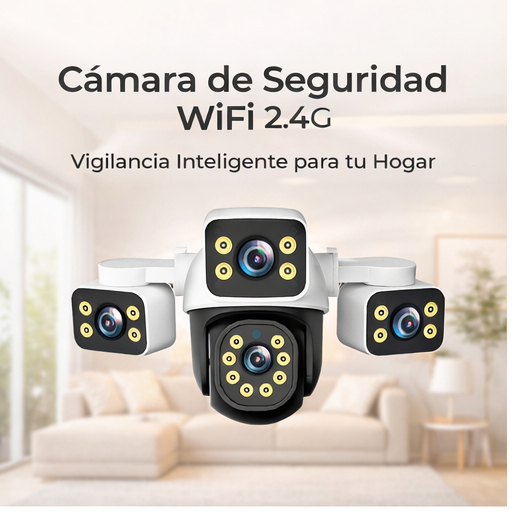 Câmera De Segurança Sem Fio WiFi Com zoom De Lente Tripla Externa De 3 Lentes E 12MP Para Uso Doméstico , Compatível ONV