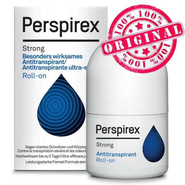 Desodorante Roll-On Antitranspirante Perspirex Powerful, elimina eficazmente o odor - 20ml