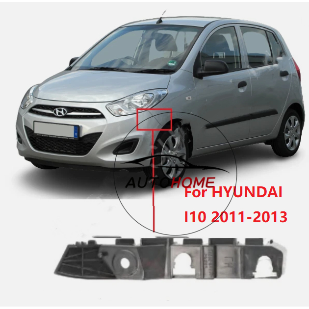 (Boa Qualidade) Para HYUNDAI I10 2011 2012 2013 Suporte Lateral Do-Choque Dianteiro/De