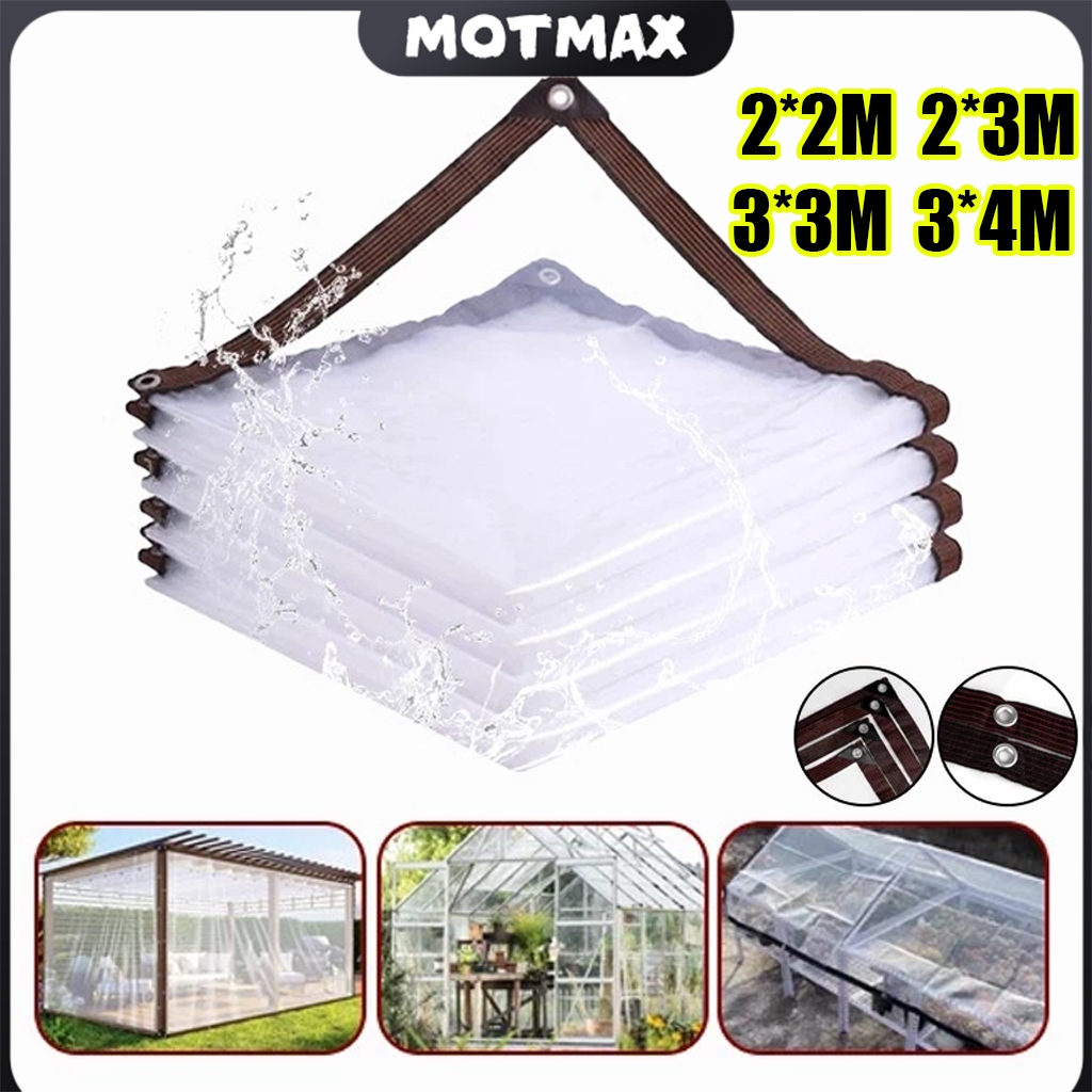 Lona Transparente de PVC Reforçada Impermeável Multifuncional para Portas, Janelas, Varandas e Garagens em Oferta na Shopee