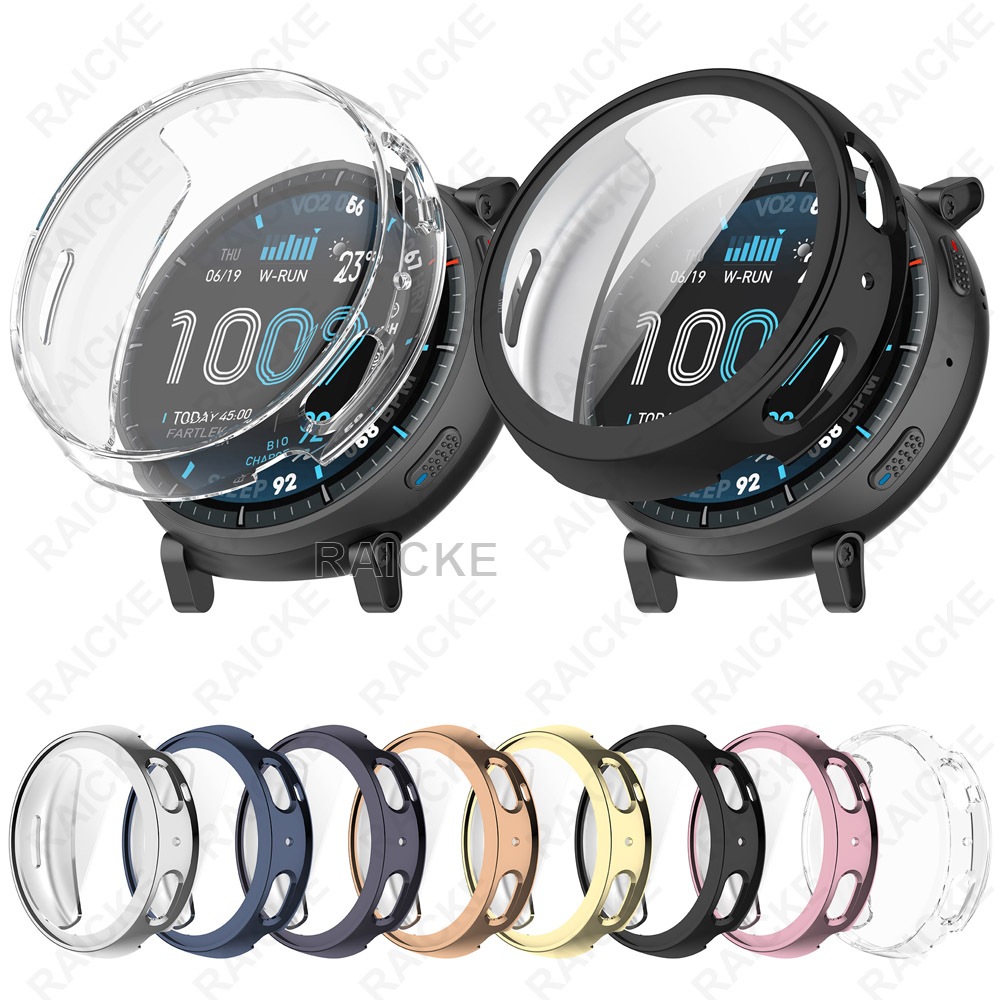 Protetor De Tela De Capa Completa De TPU Macio Para Amazfit Active Max
