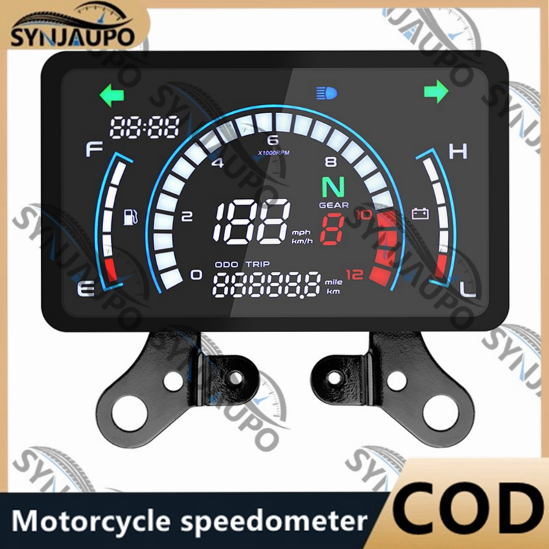 Velocímetro Digital LCD Para Motocicleta , Painel Honda CG125 ITALIKA EX125 FORZA125 ft125