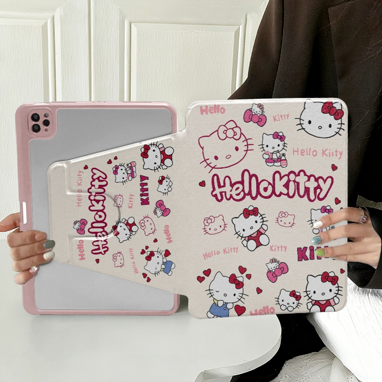 Para Samsung Galaxy Tab S10 FE/S10 Lite/S9/S9 FE 11'' 10.9'' 360° Capa Acrílica