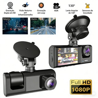 Gravação De Espelho Retrovisor Lente Dupla De Monitoramento De Carro HD 1080P Dianteira E Traseira em Oferta na Shopee