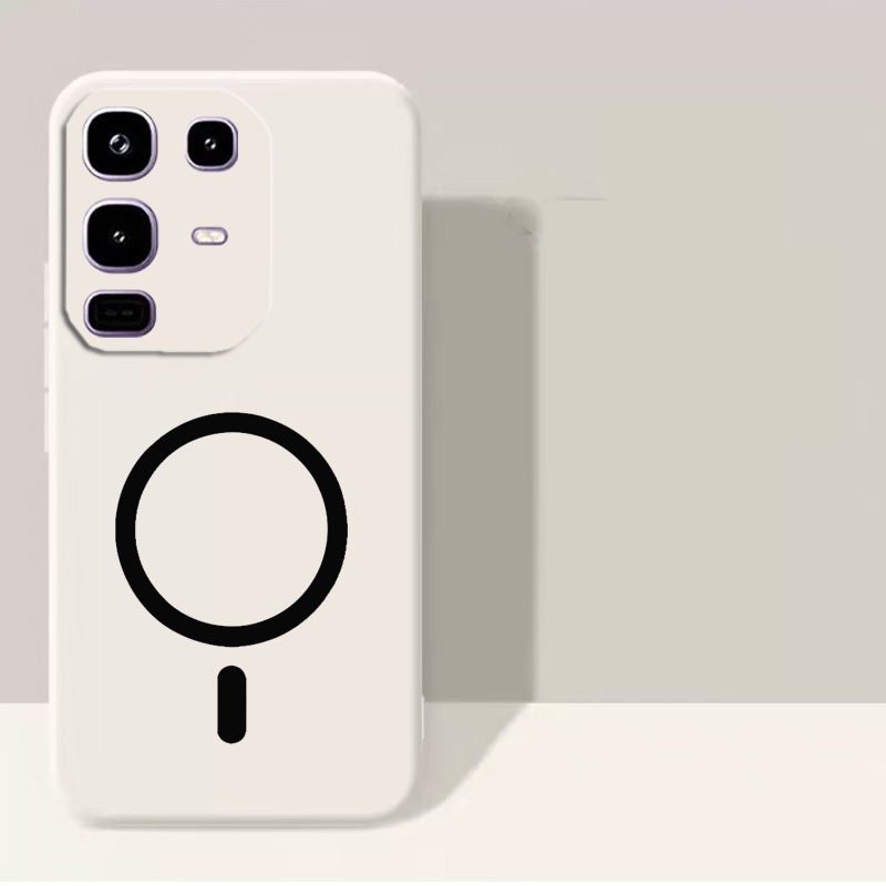 Invólucro Para infinix NOTE 50 Pro Plus/Nota 50S 50X/4G Carregamento Sem Fio Magnético Líquido Silicone Caso