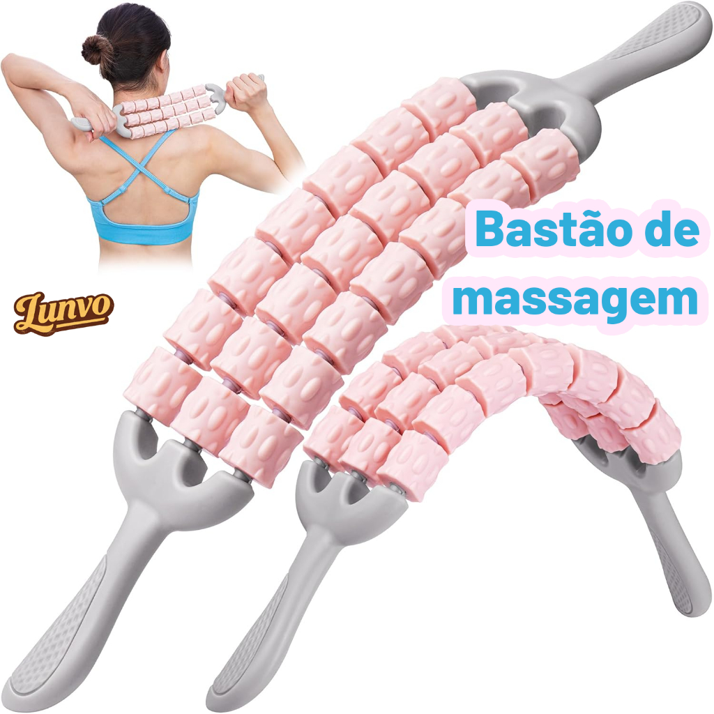 Bastão Massagem Corporal Hidrolight Liberação Mio Fascial