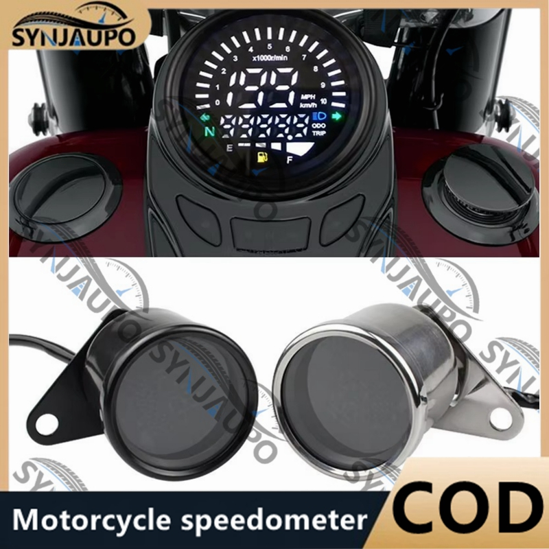 Medidor Universal De Motocicleta , Velocímetro , Odômetro Digital , 199 Km/H , De Velocidade Redondo