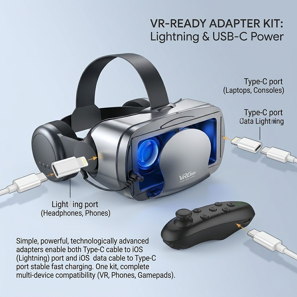 3D VR Fone De Ouvido Inteligente Realidade Virtual Óculos Capacete Para Smartphones Lentes De Telefone Com Controladores