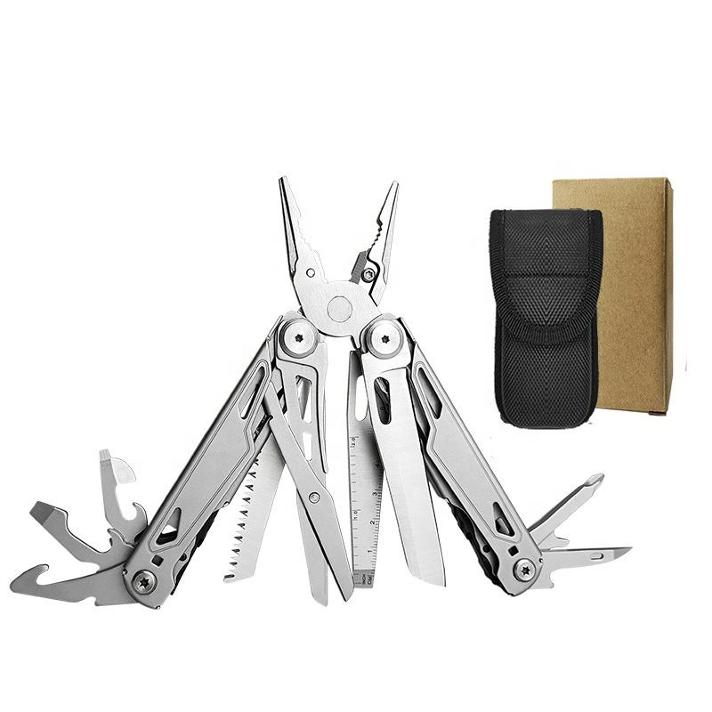 17 EM 1 Alicate Multifuncional Inox - Faca + Serra para Camping Montanhismo, Ferramenta EDC Portátil em Oferta na Shopee