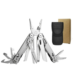 17 EM 1 Alicate Multifuncional Inox - Faca + Serra para Camping Montanhismo, Ferramenta EDC Portátil em Oferta na Shopee