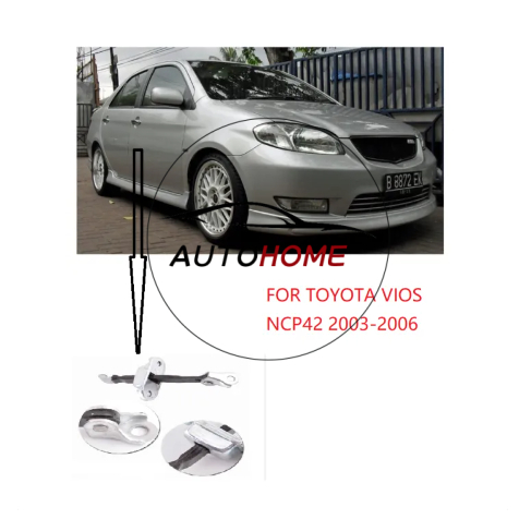 Rolha De Porta/Verificador De Carro Para TOYOTA VIOS NCP42 2003 2004 2005 2006 2007 Cinta De Verificação Ficar Limitador