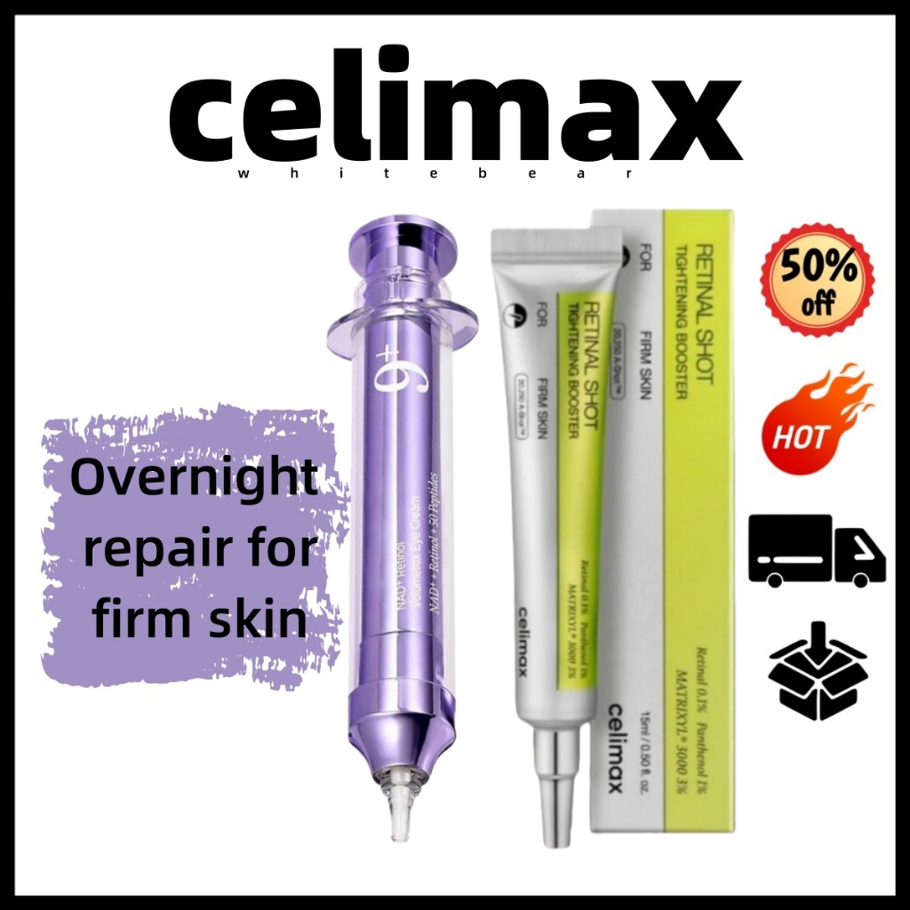 5.5celimax À Prova De Choque Ampola Shot 10ml + Reforço Apertador De Tiro Retinal 15ml | Hidratação Profunda , Antienvel
