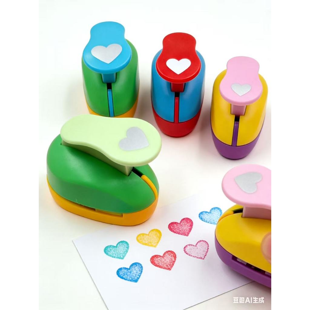 9mm 16mm 25mm Furador De EVA E Papel  - Coração, Estrela ou Laço