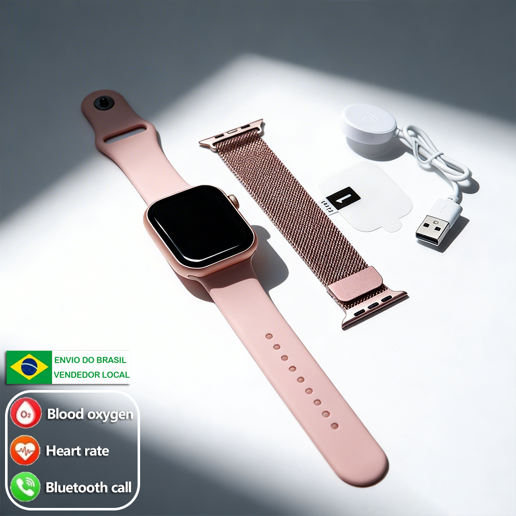 Novo Smartwatch S10 Ultra Relógio Inteligente Chamadas Bluetooth Monitoramento De Saúde Contagem De Exercícios