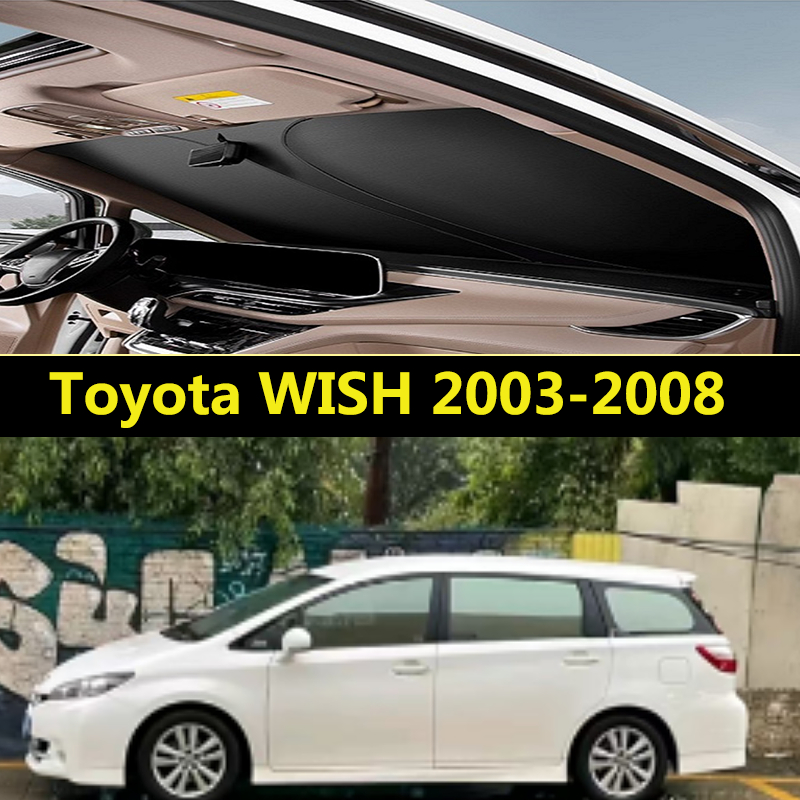Pára-Brisa Do Carro Sol Para Toyota Desejo 2003-2008 Placa De Sombreamento Interior Dianteiro Luz Escudo Proteção Solar