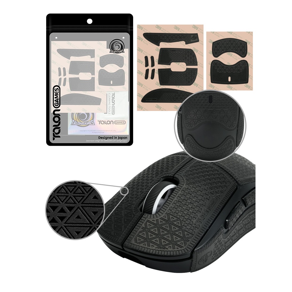 TALONGAMES Mouse Grip Tape Ultra Versão Para Logitech G PRO X SUPERLIGHT 2C , Fita Kit De Pele Texturizada