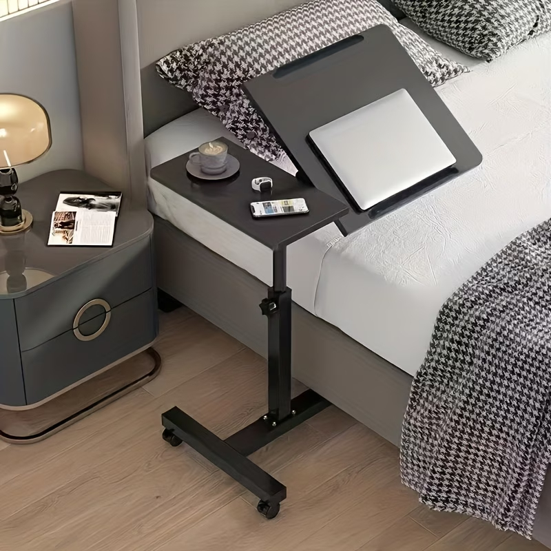 Mesa ajustável e giratória Mesa de apoio lateral para sofá cama notebook portatil mesa
