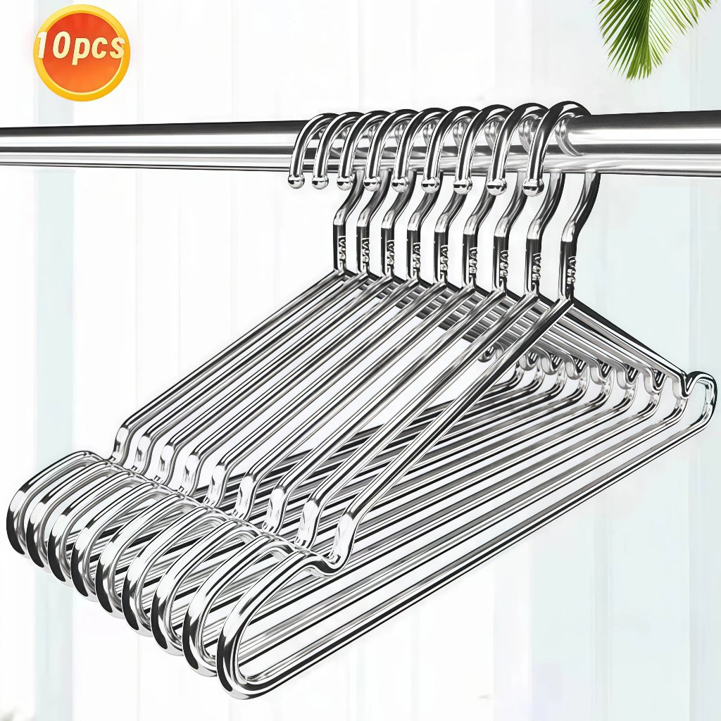 Kit 30/20/10 Cabides Tintureiro Metal Aço Cromado Adulto Cava Resistente Cabide，promoção de atacado em Oferta na Shopee