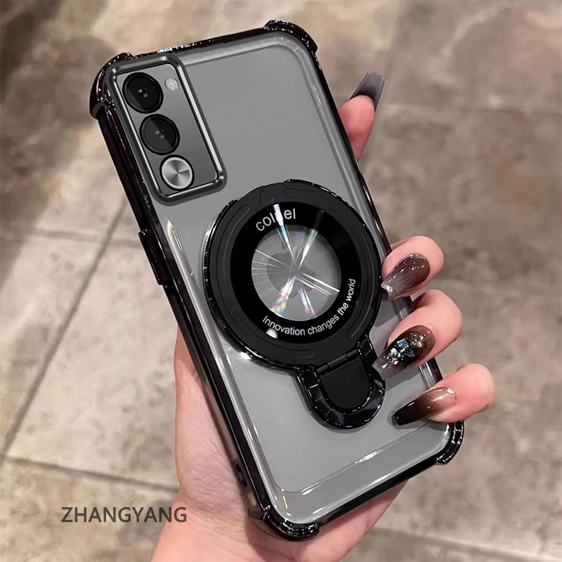 Capa Para OPPO A5 5G A5 4G Estética Novo design De Telefone Galvanizada Com Função anti-Queda De Quatro Cantos TPU Macia