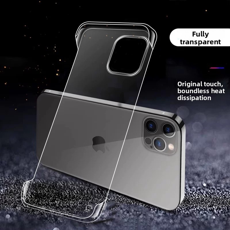Capa De Telefone Rígida Transparente Ultrafina Sem Moldura Adequada Para Apple IPhone 17 16 15 14 13 12 11 Pro Max