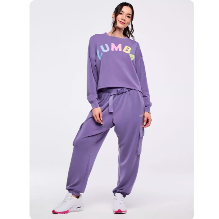 Conjunto Esportivo Zumba Outdoor Fitness – Calça De Moletom Unissex Solta Para Dança E Feminino Esportiva