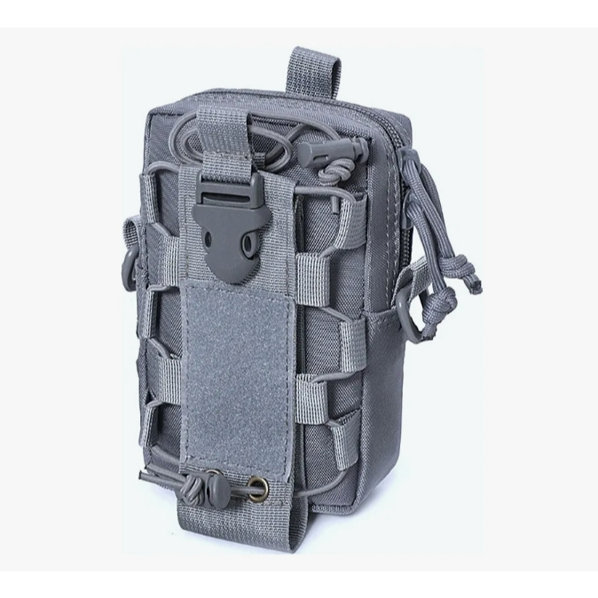 Bolsa Modular Cinza Para Celular/De Acessórios Colete/Cinto