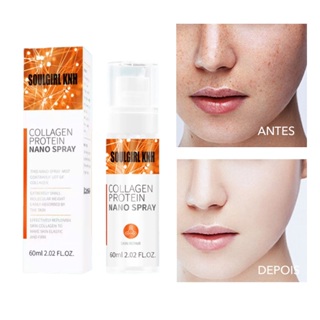 Anti-Rugas Spray Colágeno Remoção Envelhecimento F irm Clareamento Iluminar Hidratante Cuidados 60ml em Oferta na Shopee