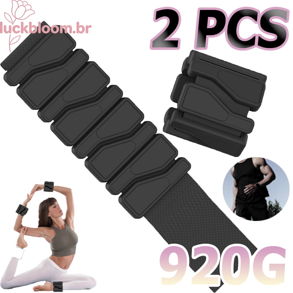 Dispositivo De Levantamento De Peso Unissex Para Pulso E Tornozelo Com Alça De Pulso Ajustável De 2 Libras