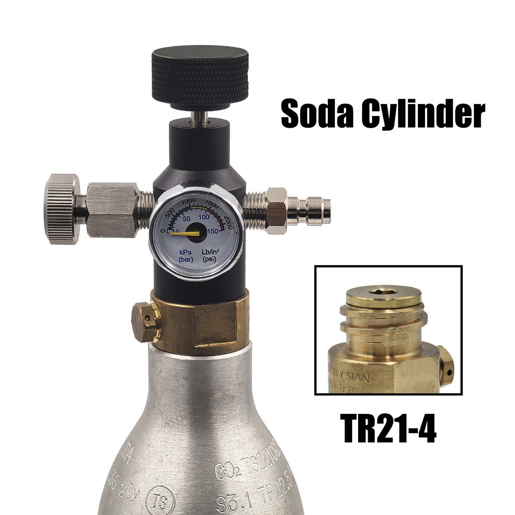 Adaptador De Garrafa De Ar De CO2 Máquina De Água De Bolha Sodastream Enchimento De Dióxido De Carbono TR21-4 8mm Macho