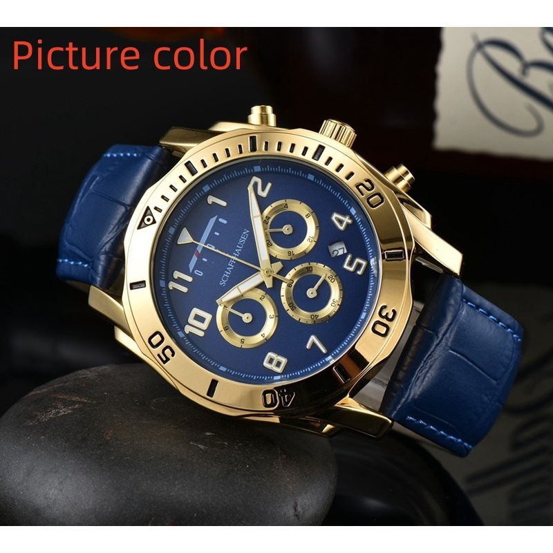 Relógio masculino relógio masculino moda relógio de quartzo de seis ponteiros eu relógio de marca superior