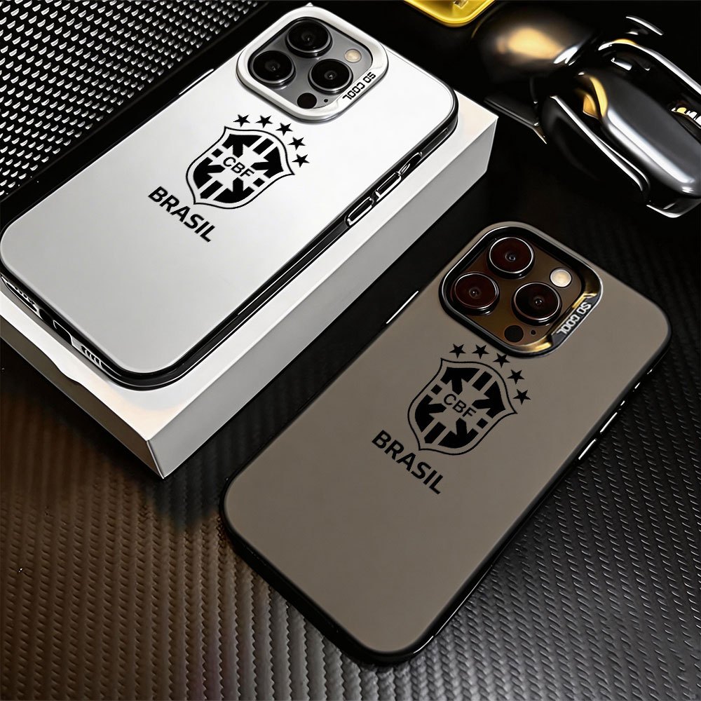 Anti-impacto Luxuoso Fosco Simplicidade Capinha Capa Para iPhone 17 16 15 14 13 12 11 7 X XS XR Pro Max Plus BB034