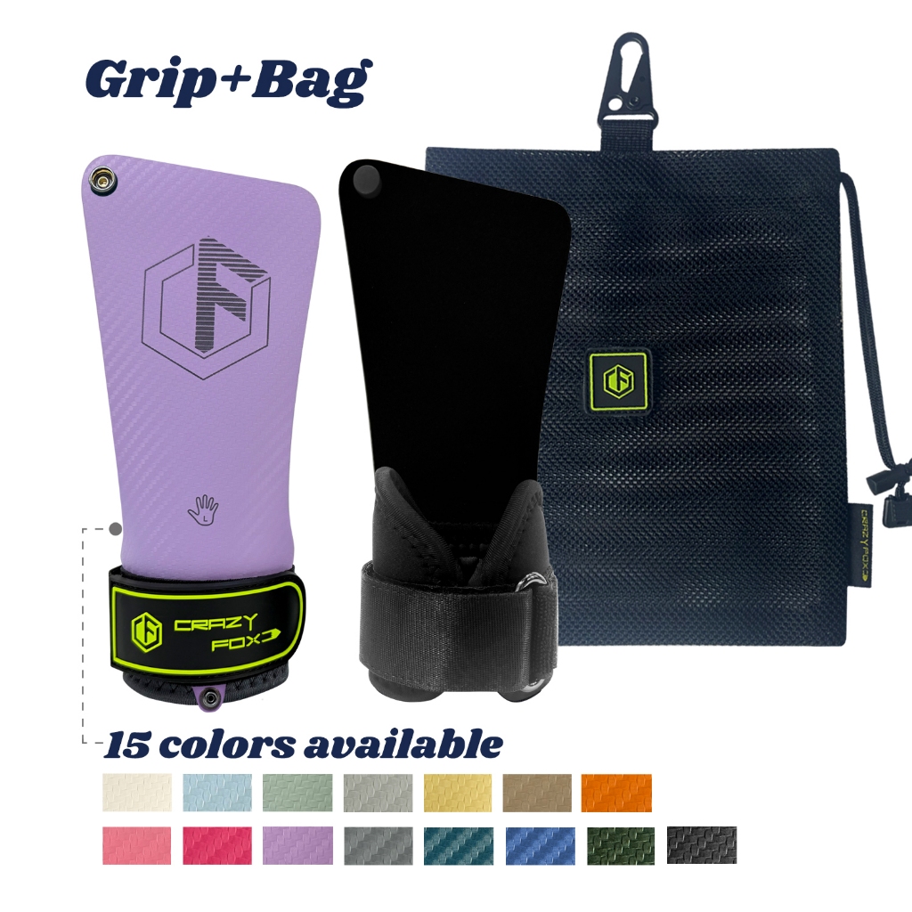 Luvas De Levantamento De Peso , Raposa Louca E Ginástica , Bolsa De Transporte Para Puxar Cima , Crossfit , Sem Magnésio