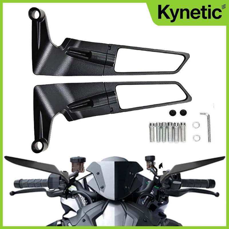 Espelho Retrovisor Para Asa Fixa De Motocicleta Universal, Adequado Para Refletor De Universal Kawasaki Yamaha Honda