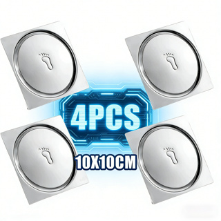 Ralo Click Up Inteligente Quadrado Novo Banheiro Moderno 10Cm Aço Inox em Oferta na Shopee