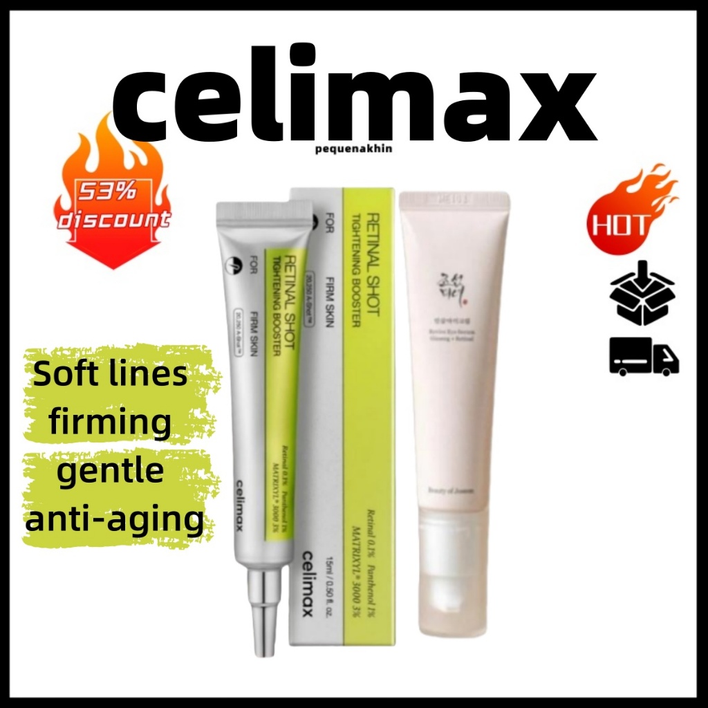 5.5celimax À Prova De Quebra-Cabeça Retinal Shot Tighting Booster + Beauty of Joseon Revive Eye Serum | Antienvelhecimen